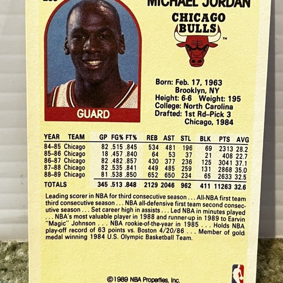 10 Pack Fresh 1989/90 NBA Hoops Michael Jordan #200 & #21 All-Star Chicago Bulls - Picture 4 of 4